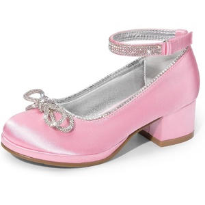 image:imageDREAM PAIRS Girls Dress Shoes Platform Chunky HeelsPink