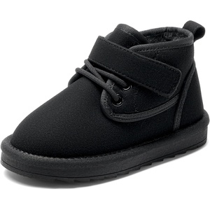 image:imageDREAM PAIRS Toddler Boys Girls Winter Ankle BootsAll Black