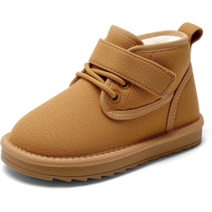 image:imageDREAM PAIRS Toddler Boys Girls Winter Ankle BootsCamel