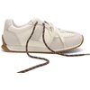 image:imageDREAM PAIRS Womens Genuine Leather Retro Barefoot SneakersGreyWhite