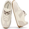 image:imageDREAM PAIRS Womens Genuine Leather Retro Barefoot SneakersGreyWhite