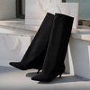 image:imageDREAM PAIRS FoldOver Knee High Fashion Boots for WomenBlacksuede