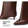 image:imageDREAM PAIRS FoldOver Knee High Fashion Boots for WomenBrown