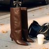 image:imageDREAM PAIRS FoldOver Knee High Fashion Boots for WomenBrown