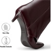 image:imageDREAM PAIRS FoldOver Knee High Fashion Boots for WomenBurgundy