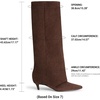image:imageDREAM PAIRS FoldOver Knee High Fashion Boots for WomenDark Brown