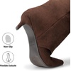 image:imageDREAM PAIRS FoldOver Knee High Fashion Boots for WomenDark Brown