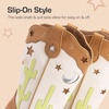 image:imageDREAM PAIRS Girls Cowboy Cowgirl Western BootsBeigeTan