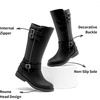 image:imageDREAM PAIRS Girls Knee High Riding BootsBlacknubuck