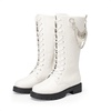 image:imageDREAM PAIRS Girls Riding Knee High BootsWhite