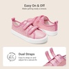 image:imageDREAM PAIRS Kids Sneakers Hook amp LoopsPink Glitter