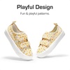 image:imageDREAM PAIRS Kids Sneakers Hook amp LoopsYellowFlower