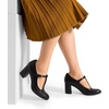 image:imageDREAM PAIRS Mary Jane Chunky Heels Wedding Dress ShoesBlackPu