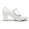 image:imageDREAM PAIRS Mary Jane Chunky Heels Wedding Dress ShoesWhitePu