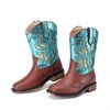 image:imageDREAM PAIRS Toddler Cowboy Cowgirl Western BootsBlue