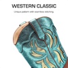 image:imageDREAM PAIRS Toddler Cowboy Cowgirl Western BootsBlue