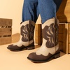 image:imageDREAM PAIRS Toddler Cowboy Cowgirl Western BootsBrownCamo