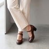 image:imageDREAM PAIRS Women Mary Jane Arch Support HeelsBrown