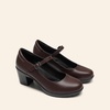 image:imageDREAM PAIRS Women Mary Jane Arch Support HeelsBrown