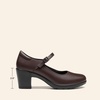 image:imageDREAM PAIRS Women Mary Jane Arch Support HeelsBrown