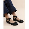 image:imageDREAM PAIRS Womens Ankle Straps Flats ShoesBlackPu