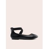 image:imageDREAM PAIRS Womens Ankle Straps Flats ShoesBlackPu