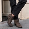 image:imageDREAM PAIRS Womens Chunky High Heel Ankle Booties ShoesBrown