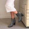 image:imageDREAM PAIRS Womens Chunky High Heel Ankle Booties ShoesGrey
