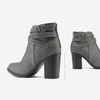 image:imageDREAM PAIRS Womens Chunky High Heel Ankle Booties ShoesGrey