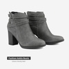image:imageDREAM PAIRS Womens Chunky High Heel Ankle Booties ShoesGrey