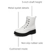 image:imageDREAM PAIRS Womens Combat Boots Laceup Ankle BootsWhite