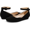 image:imageDREAM PAIRS Womens Dress Flats Ballet Low WedgeBlack Nubuck