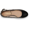 image:imageDREAM PAIRS Womens Dress Flats Ballet Low WedgeBlackPu1