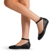 image:imageDREAM PAIRS Womens Dress Flats Ballet Low WedgeBlackPu1