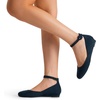 image:imageDREAM PAIRS Womens Dress Flats Ballet Low WedgeNavy Suede