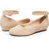 image:imageDREAM PAIRS Womens Dress Flats Ballet Low WedgeNude Nubuck