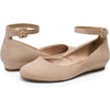 image:imageDREAM PAIRS Womens Dress Flats Ballet Low WedgeNude Suede