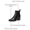image:imageDREAM PAIRS Womens Heeled Ankle Chelsea BootsBlackpu