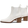 image:imageDREAM PAIRS Womens Heeled Ankle Chelsea BootsWhitepu