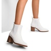 image:imageDREAM PAIRS Womens Heeled Ankle Chelsea BootsWhitepu