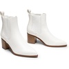 image:imageDREAM PAIRS Womens Heeled Ankle Chelsea BootsWhitepu