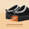 image:imageDREAM PAIRS Womens Platform Genuine Suede House SlippersBlack