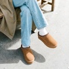 image:imageDREAM PAIRS Womens Platform Genuine Suede House SlippersChestnut