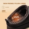 image:imageDREAM PAIRS Womens Platform Genuine Suede House SlippersDark Brown