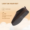 image:imageDREAM PAIRS Womens Platform Genuine Suede House SlippersDark Brown