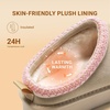 image:imageDREAM PAIRS Womens Platform Genuine Suede House SlippersNude