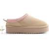 image:imageDREAM PAIRS Womens Platform Genuine Suede House SlippersNude