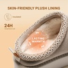 image:imageDREAM PAIRS Womens Platform Genuine Suede House SlippersSand