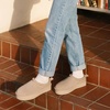 image:imageDREAM PAIRS Womens Platform Genuine Suede House SlippersSand