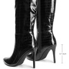 image:imageDREAM PAIRS Womens Pointed Stiletto Knee High BootsBlackstone
